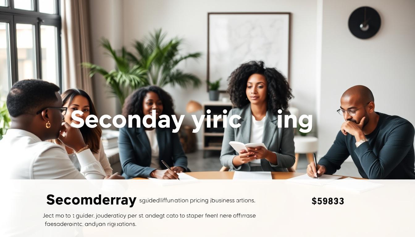 Supporting pricing visual